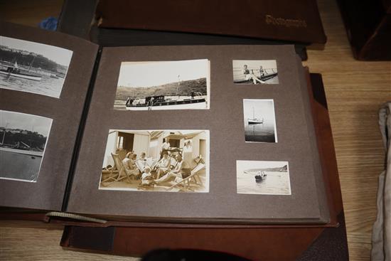 Three photograph albums